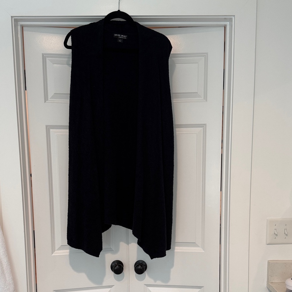 Barefoot Dreams Black Sweater Vest